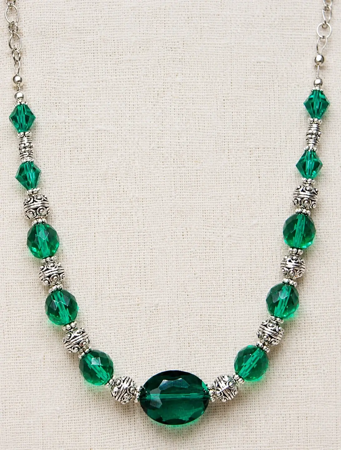 Emerald Crystal Necklace